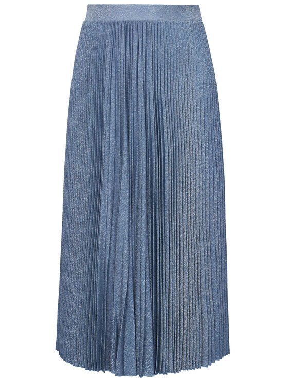 Marella Marella Gonna plissettata Lepanto 37710311 Blu Regular Fit
