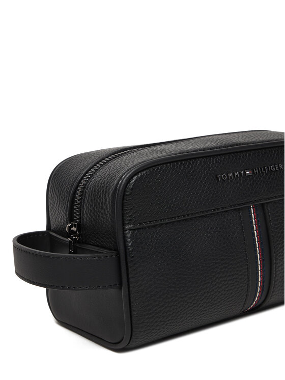 Tommy Hilfiger Tommy Hilfiger Geantă pentru cosmetice Th Central Washbag AM0AM14172 Negru