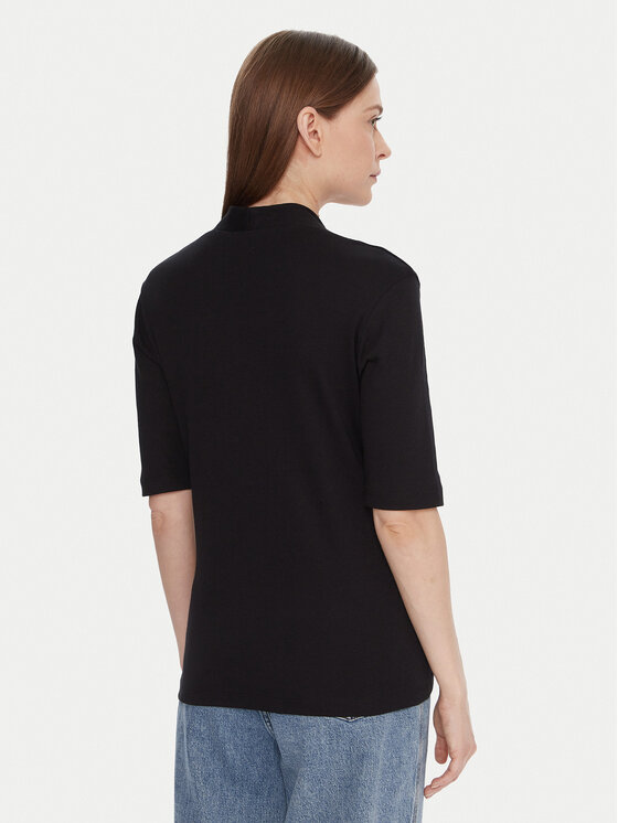 United Colors Of Benetton United Colors Of Benetton Blúzka 3GA2D400U Čierna Slim Fit