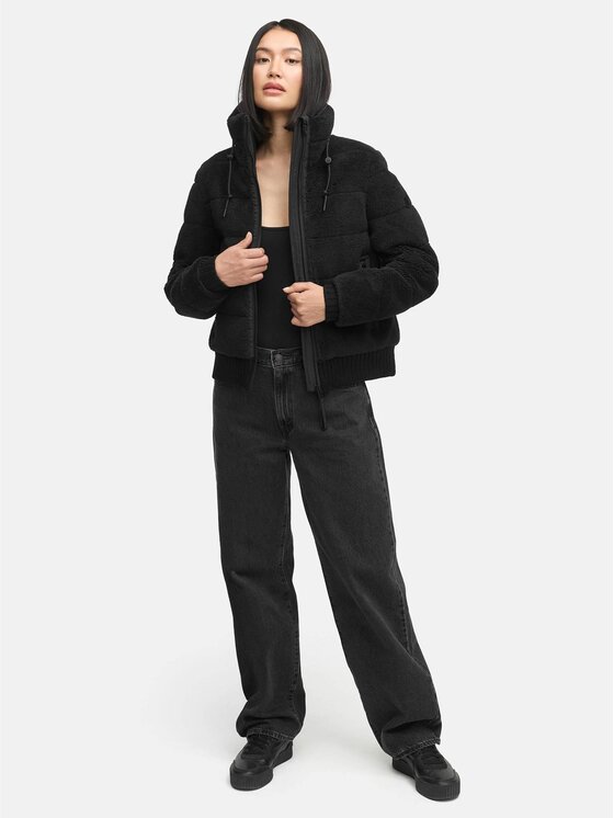 Navahoo Navahoo Kurtka zimowa Schneepuder Czarny Regular Fit