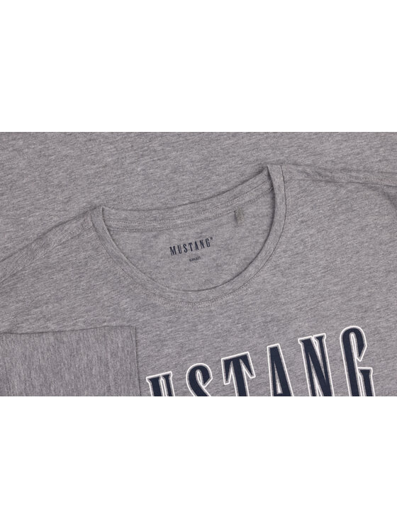 Mustang Mustang T-Shirt Style Alex Szary Regular Fit