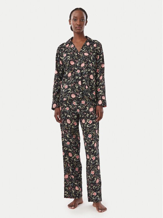 LAUREN RALPH LAUREN LAUREN RALPH LAUREN Піжама ILN92524 Чорний Regular Fit
