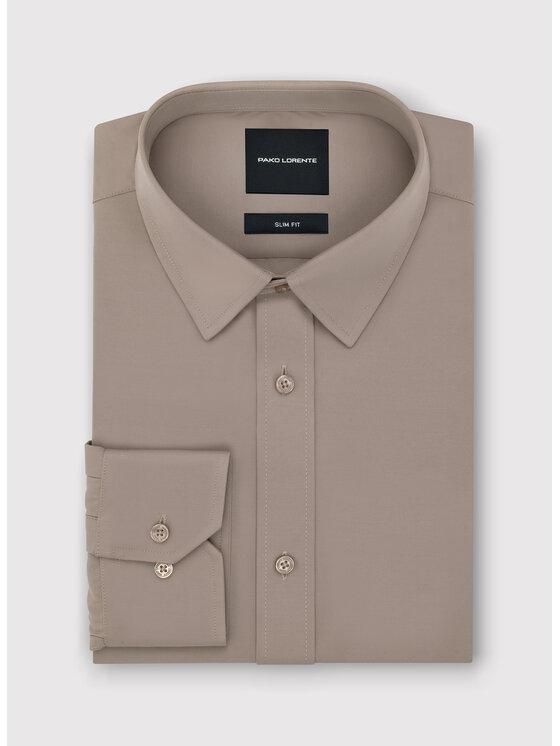 Pako Lorente Pako Lorente Koszula P26SF-1X-008 Brązowy Slim Fit