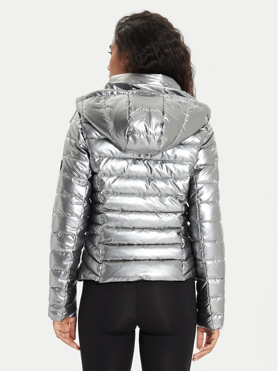 Morgan Morgan Giubbotto invernale 242-GELOLA Argento Regular Fit