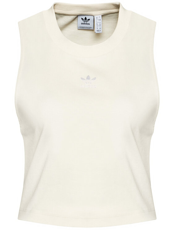 adidas Top Cropped Tank GN2845 Bej Regular Fit • Modivo.ro