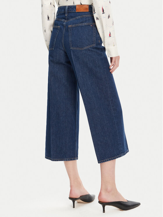 Tommy Hilfiger Tommy Hilfiger Džinsai WW0WW44360 Mėlyna Wide Leg