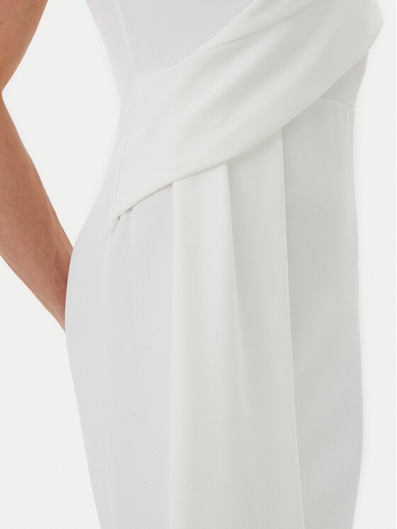 Rinascimento Rinascimento Kokteilinė suknelė CFC0019923002 Balta Regular Fit