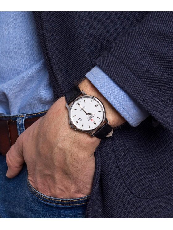 Le Temps Le Temps Zegarek LT1067.03BL01 Czarny
