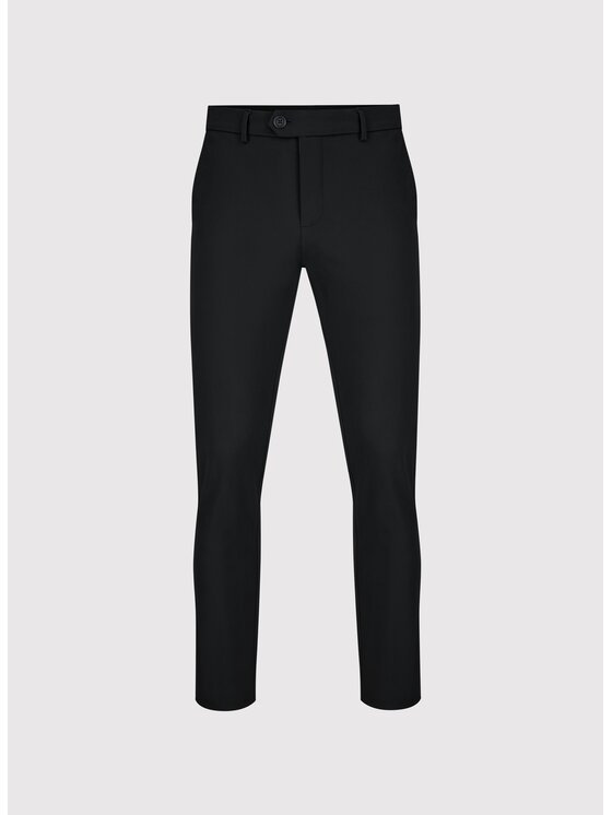 Pako Lorente Pako Lorente Spodnie materiałowe P25WB-WX-001 Czarny Classic Fit