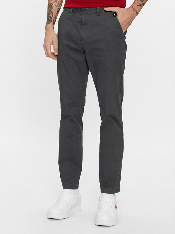Tommy Jeans Tommy Jeans Chinos Austin DM0DM18339 Grau Slim Fit