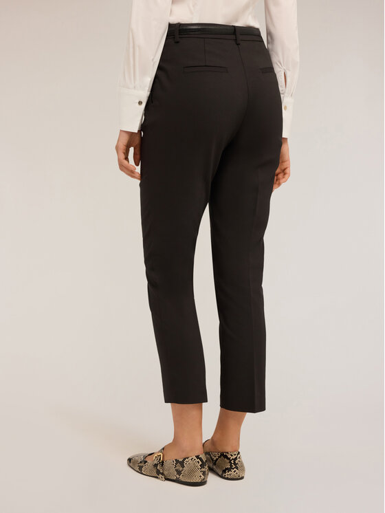 Motivi Motivi Spodnie materiałowe P069Q004098N033 Czarny Regular Fit