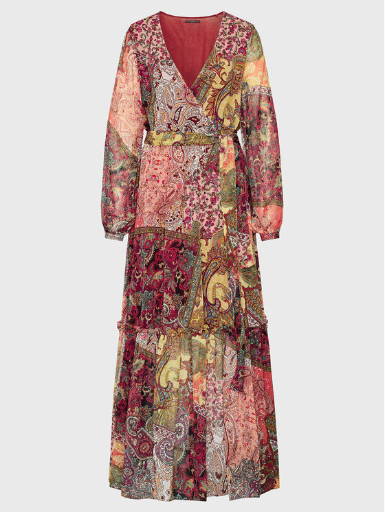 Guess Guess Vsakodnevna obleka Oriane W2BK25 WEXJ2 Oranžna Regular Fit