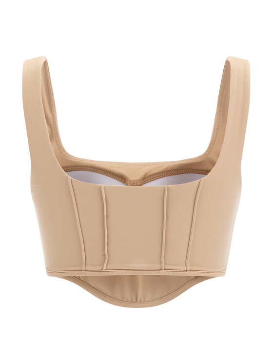 Guess Guess Top Brigit V3GP02 MC04Z Beež Slim Fit