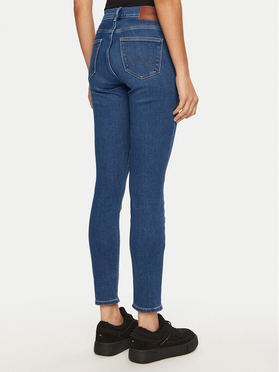 Wrangler Wrangler Jeansy 112355898 Modrá Skinny Fit