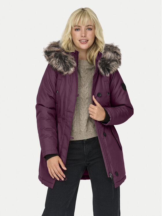 ONLY ONLY Parka Iris 15304625 Rózsaszín Regular Fit