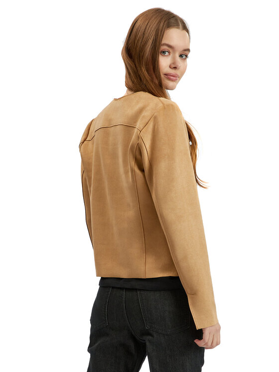 Orsay Orsay Marynarka 488109-085000__40 Brązowy Regular Fit