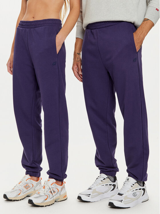 4F Teplákové nohavice Unisex 4FWAW24TTROU0826 Tmavomodrá Loose Fit
