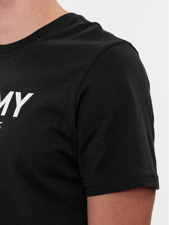 Tommy Jeans Tommy Jeans Marškinėliai Essential DM0DM18264 Juoda Slim Fit
