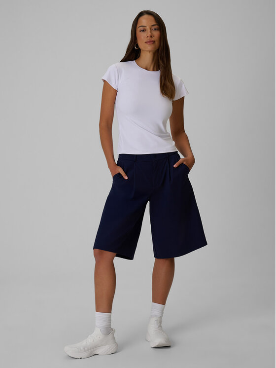 4F 4F Szorty materiałowe OCEANS KEEPERS Granatowy Loose Fit