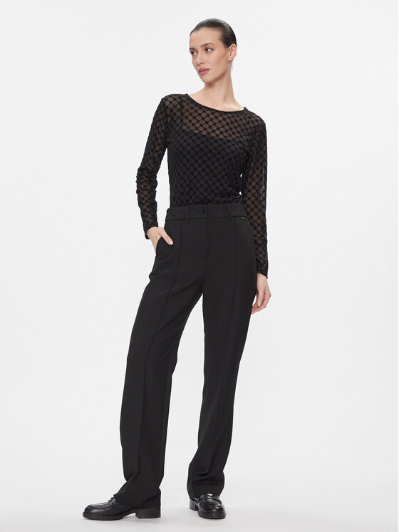 JOOP! JOOP! Pantaloni din material 58 JW231P128 30039893 Negru Loose Fit
