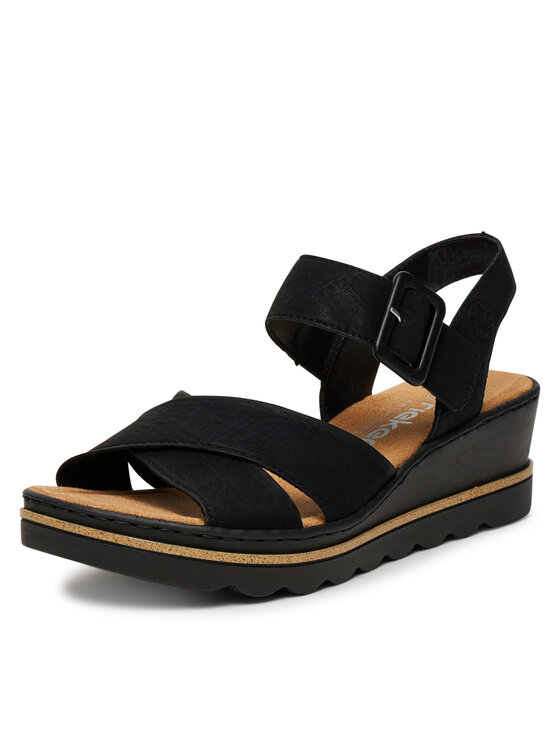 Rieker Rieker Sandales 67463-00 Melns