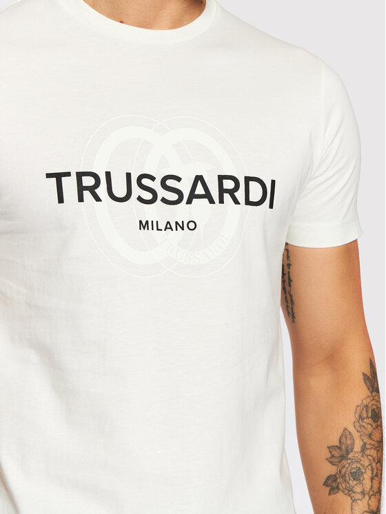 T-shirt Logo 52T00514 Bianco Regular Fit