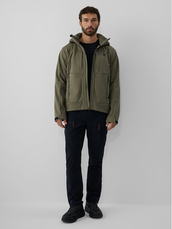 4F 4F Kurtka outdoor active Khaki Regular Fit