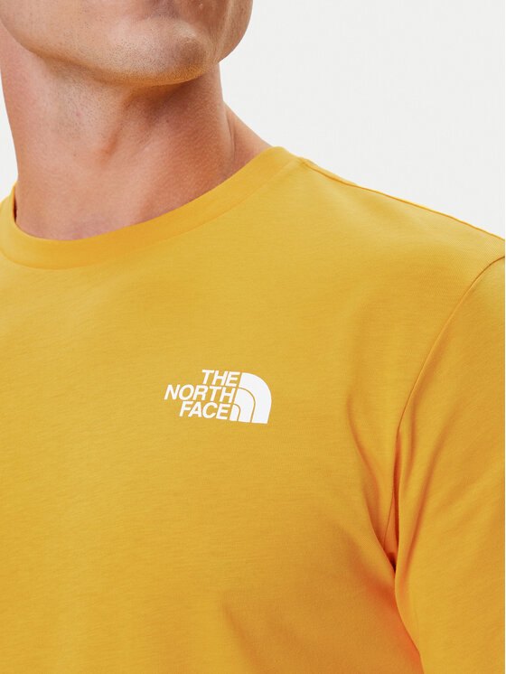 The North Face The North Face T-Shirt Redbox NF0A87NP Žlutá Regular Fit