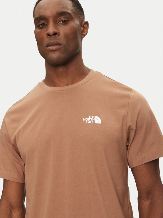 The North Face The North Face T-Shirt Simple Dome NF0A87NG Braun Regular Fit