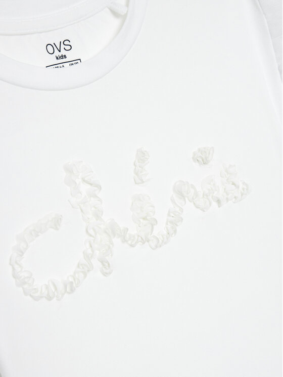 OVS OVS T-Shirt 1984384 Weiß Regular Fit
