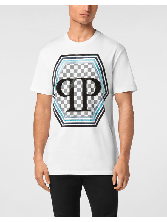 PHILIPP PLEIN PHILIPP PLEIN T-shirt 22601 Bianco Regular Fit