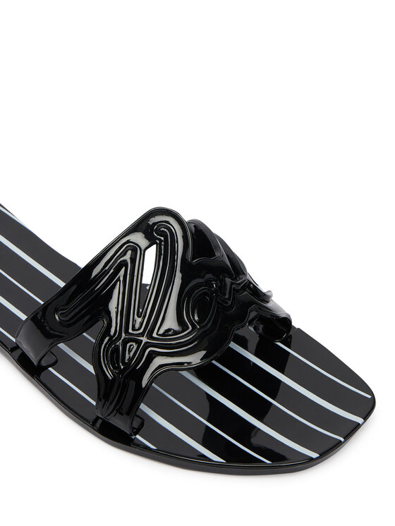 KARL LAGERFELD KARL LAGERFELD Παντόφλες Jelly KL80008C Μαύρο