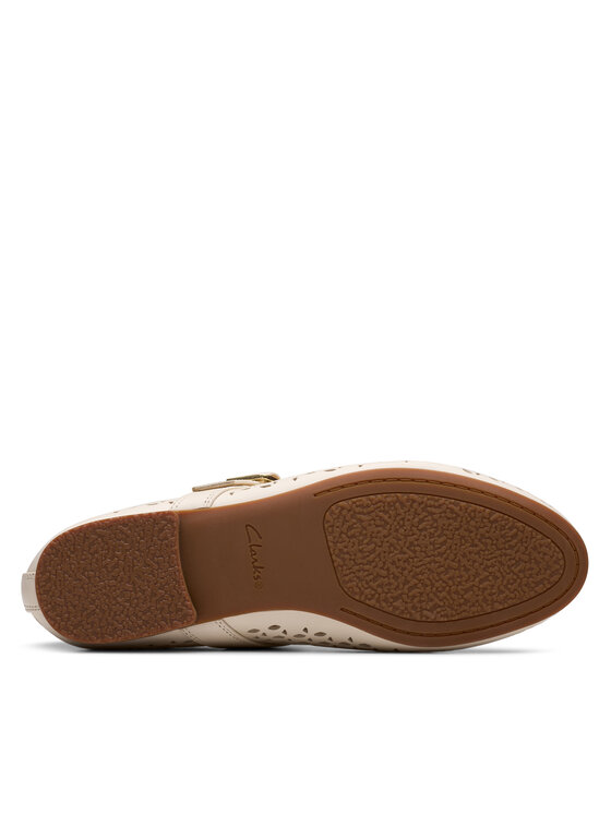 Clarks Clarks Półbuty Fawna Jane 26181230 Écru