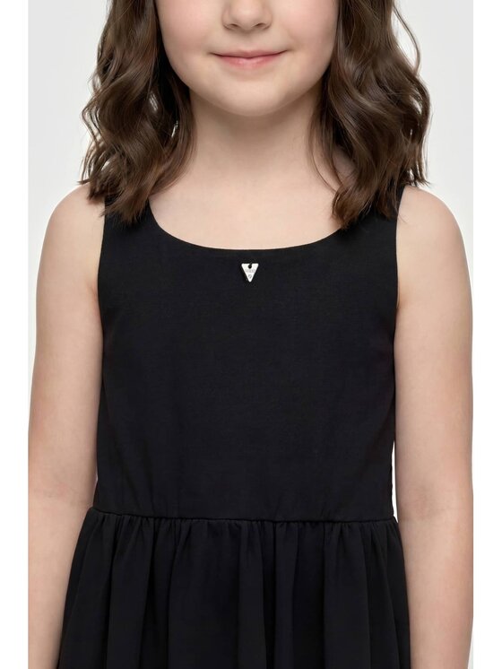 Guess Kids Guess Kids Sukienka codzienna 183383 Czarny Classic Fit