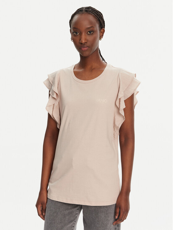 Liu Jo Sport Liu Jo Sport Blúz TA5178 J5904 Bézs Regular Fit