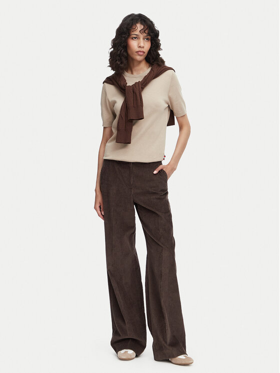 Beverly Hills Polo Club Beverly Hills Polo Club Блуза P-SS26W-M6564-0132 Бежов Regular Fit