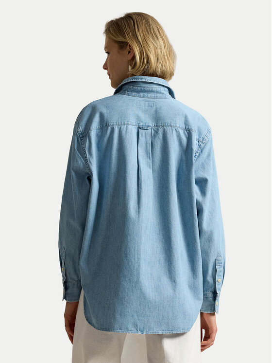 Polo Ralph Lauren Polo Ralph Lauren Teksasärk 211B17139001 Helesinine Oversize