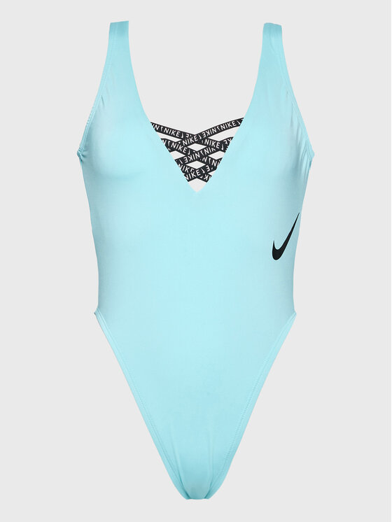 Nike Nike Бански костюм Sneakerkini NESSC254 Светлосиньо