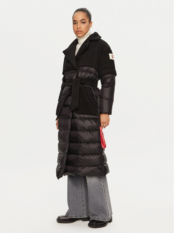 AFTER LABEL AFTER LABEL Пухено яке Anversa A00060 Черен Regular Fit
