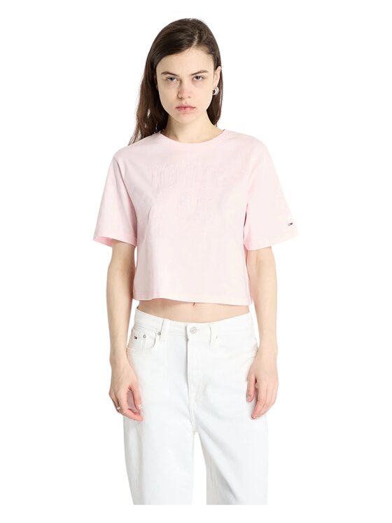 Tommy Hilfiger Tommy Hilfiger T-shirt dw0dw20326 Rosa Regular Fit