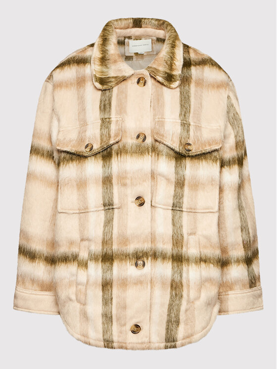 American Eagle American Eagle Átmeneti kabát 038-1383-3137 Bézs Oversize