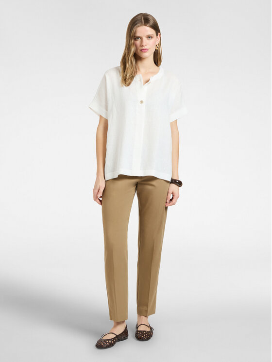 Elena Mirò Elena Mirò T-Shirt G061Z100736N011 Biały Boxy Fit