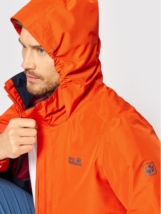 Jack Wolfskin Jack Wolfskin Hardshelljacke Stormy Point 1111141 Orange Regular Fit