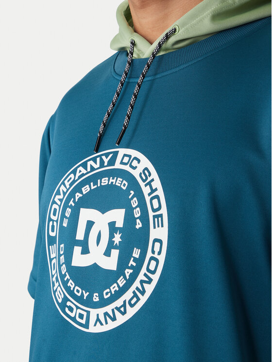 DC Shoes DC Shoes Mikina Dryden ADYFT03440 Zelená Regular Fit