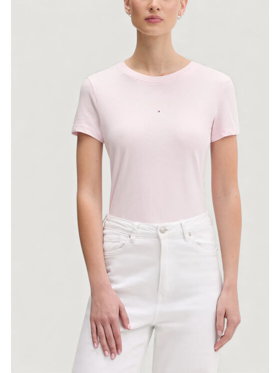 Tommy Jeans Tommy Jeans T-shirt DW0DW21841 Rosa Casual Fit