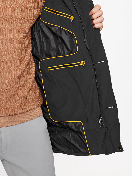 Hetregó Hetregó Giubbotto piumino Parker 8K436M 23WU07 Nero Regular Fit