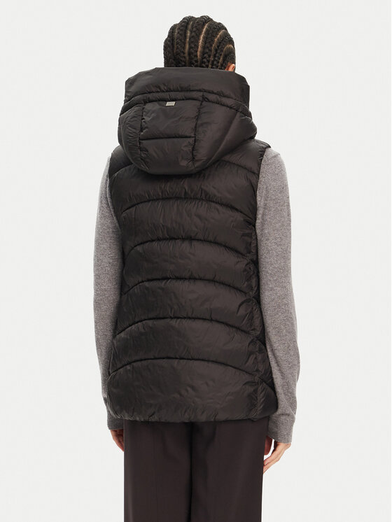 Geox Geox Vestă Bleyze W5528C T3146 F9000 Negru Regular Fit