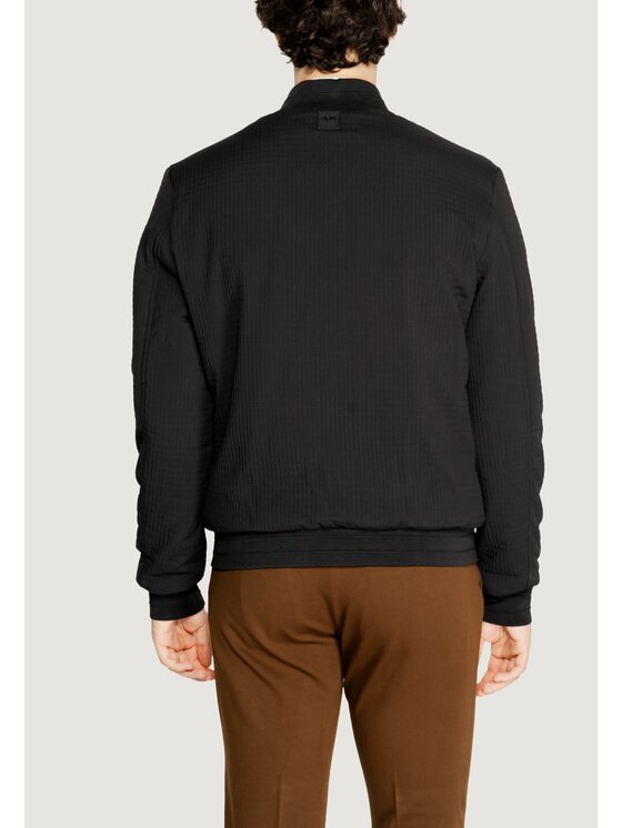 Antony Morato Antony Morato Giacca di pelle DOBBY TECHNO Nero Regular Fit