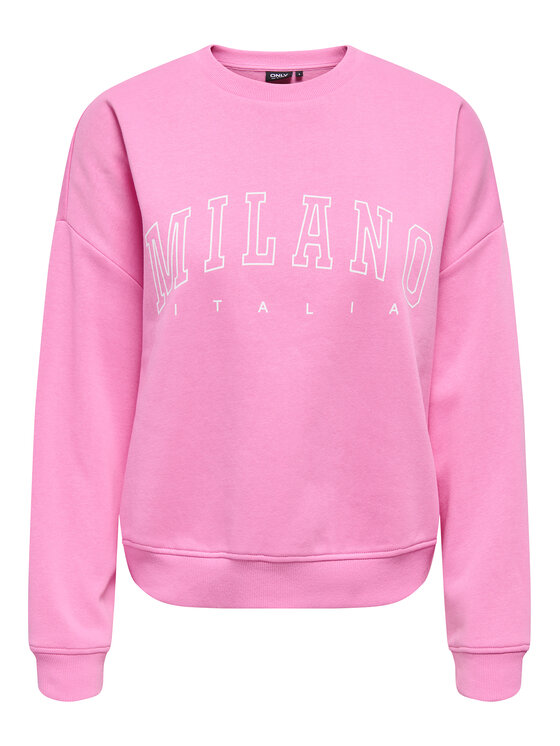ONLY ONLY Mikina 15254183 Ružová Loose Fit