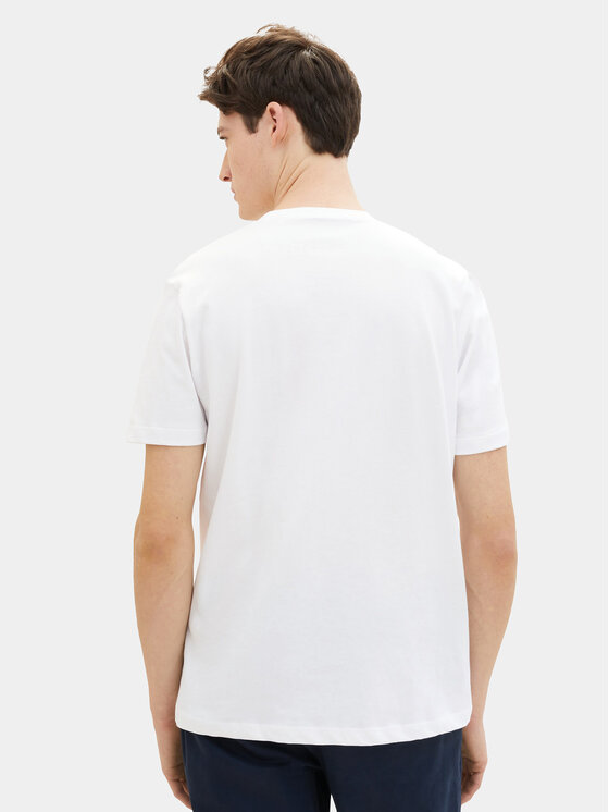 Tom Tailor Denim Tom Tailor Denim T-shirt 1040838 Bijela Regular Fit